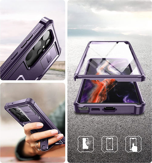 Dexnor 360 Full Cover Μωβ (Galaxy S23 Ultra)