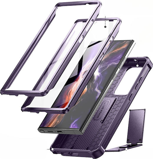 Dexnor 360 Full Cover Μωβ (Galaxy S23 Ultra)