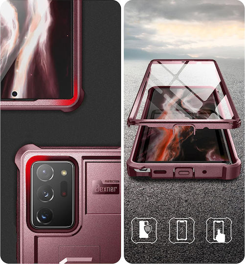 Dexnor 360 Vollschutz Rot (Galaxy Note 20 Ultra)