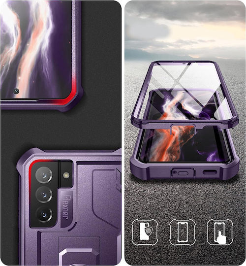 Dexnor 360 Vollschutz Lila (Galaxy S21 FE 5G)