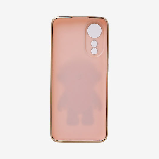 Oppo Astronaut Back Cover Σιλικόνης Ροζ (Oppo A78 4G)