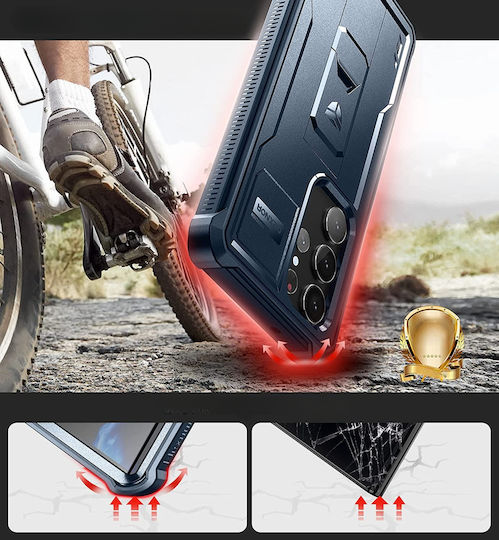 Dexnor 360 Full Cover Albastru marin (Galaxy S23 Ultra)