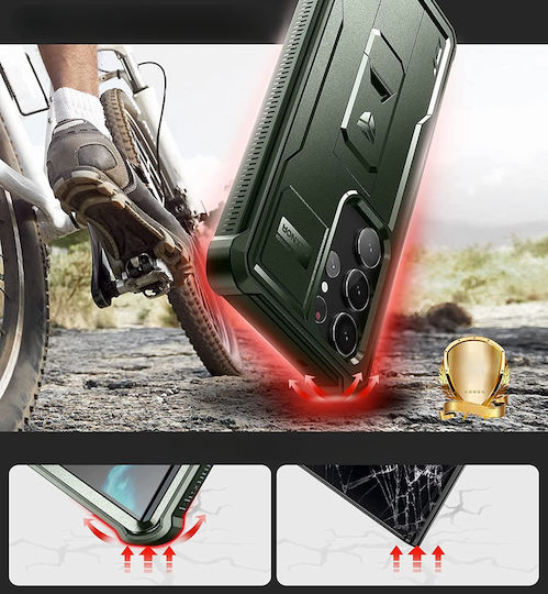 Dexnor 360 Full Cover Πράσινο (Galaxy S23 Ultra)