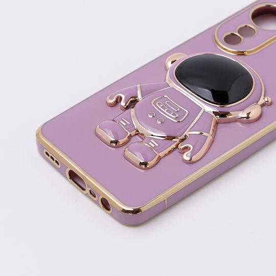 Oppo Astronaut Back Cover Silicone Purple (Oppo A78 4G)