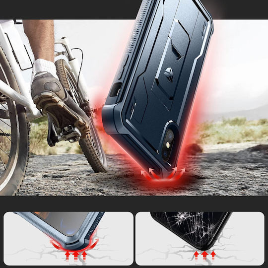 Dexnor 360 Full Cover Albastru marin (iPhone X / XS)
