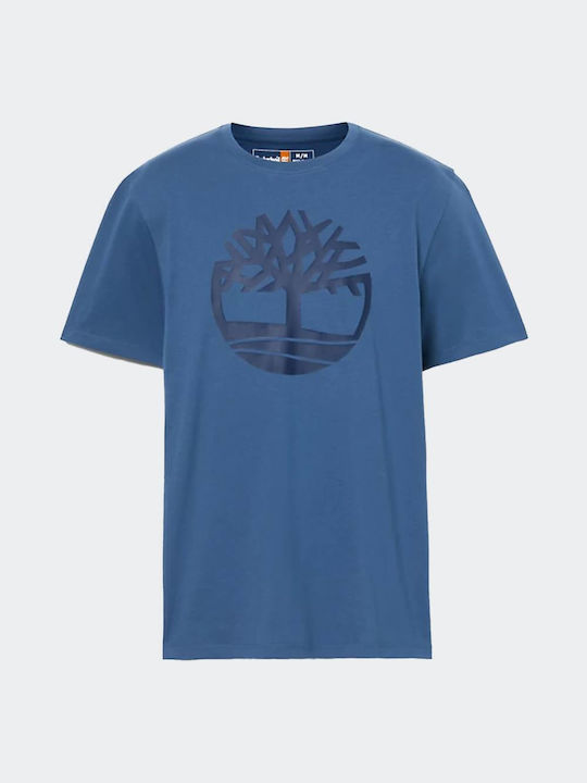 Timberland River Tree Ανδρικό T-shirt Κοντομάνικο Μπλε