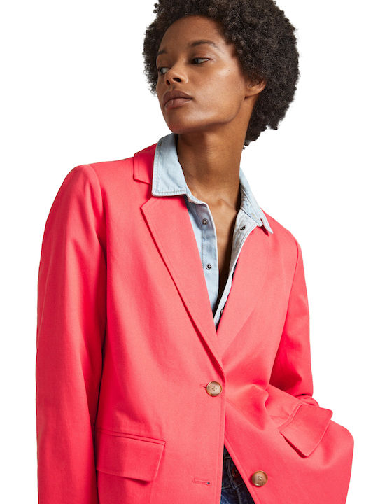 Pepe Jeans Damen Blazer Rot