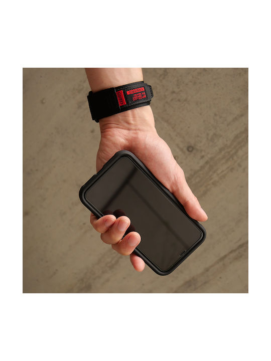 Erbord Armband Leder Schwarz (Apple Watch 1/2/3/4/5/4/5/6/7/8/SE/ULTRA)