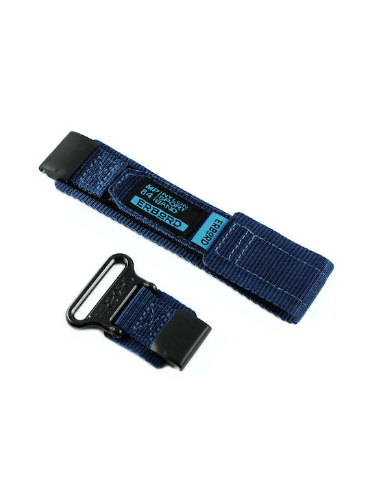 Erbord Armband Leder Blau (Fenix 5 / 5 Plus / 6 / 6 Pro / 7 / 7 Pro / 8 (47mm))