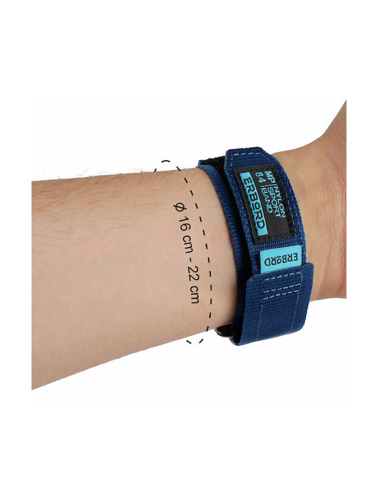 Erbord Armband Leder Blau (Fenix 5 / 5 Plus / 6 / 6 Pro / 7 / 7 Pro / 8 (47mm))