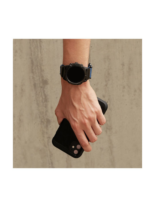 Erbord Armband Leder Blau (Fenix 5 / 5 Plus / 6 / 6 Pro / 7 / 7 Pro / 8 (47mm))