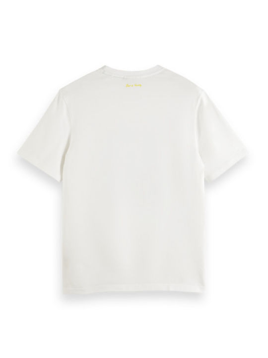 Scotch & Soda Men's Short Sleeve T-shirt White