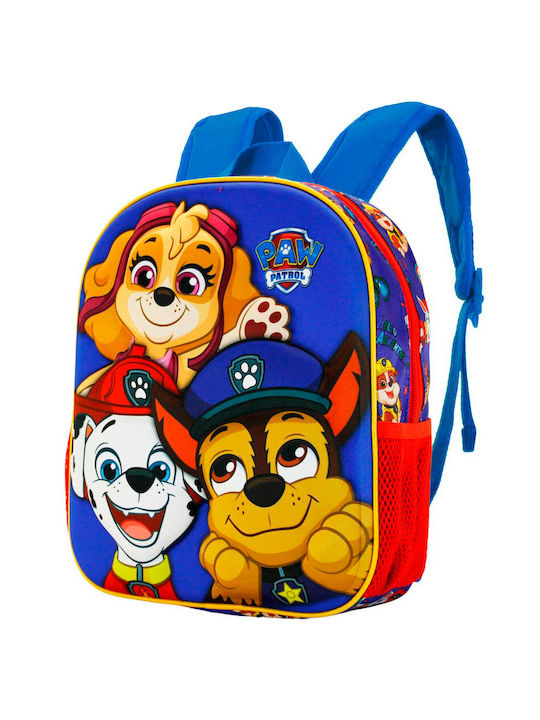 Paw Patrol Σχολική Τσάντα Πλάτης Νηπιαγωγείου Μπλε