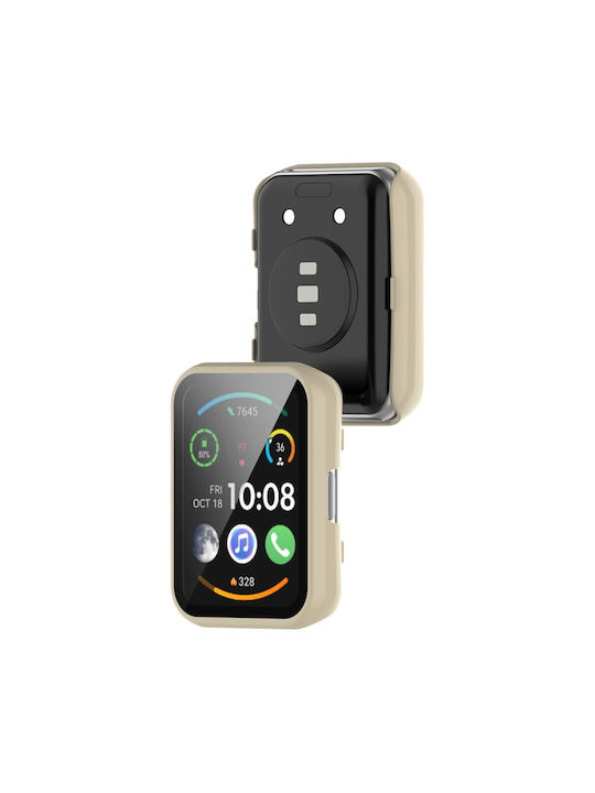 Πλαστική Θήκη σε Μπεζ χρώμα για το Huawei Watch Fit / Fit SE Πλαστική Θήκη σε Μπεζ χρώμα για το Huawei Watch Fit / Fit SE