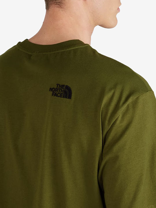 The North Face Simple Dome Ανδρική Μπλούζα Κοντομάνικη Olive