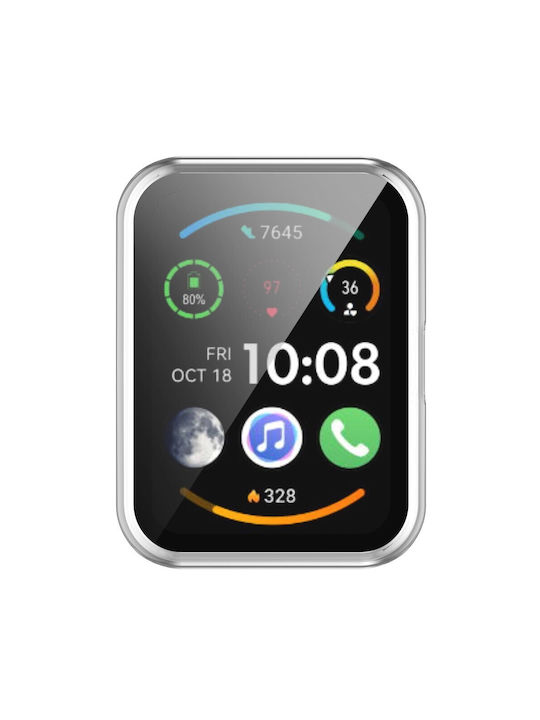 Пластмасов калъф в цвят Прозрачен за Huawei Watch Fit, Huawei Watch Fit SE