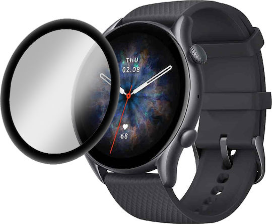 Erbord Full Face Tempered Glass για το Amazfit GTR 3 1τμχ