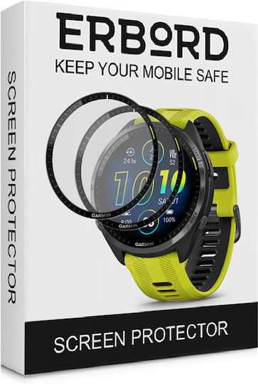 Erbord Full Face Tempered Glass pentru Garmin Forerunner 965 1buc