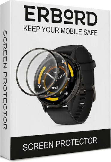 Erbord Закалено стъкло за цялото лице за Garmin Forerunner 965 1бр