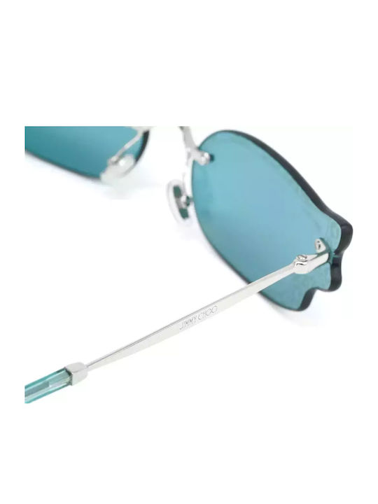 Jimmy Choo Γυαλιά Ηλίου Ασημί με Μεταλλικό Σκελετό Jimmy Choo Γυαλιά Ηλίου Ασημί με Μεταλλικό Σκελετό