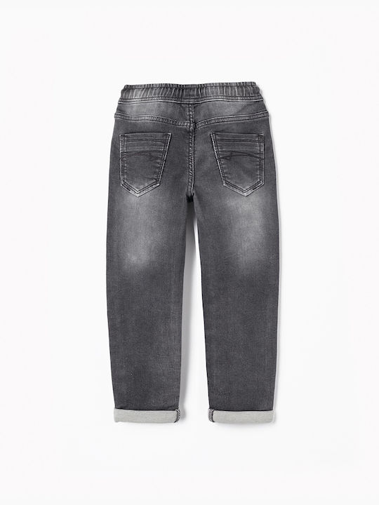 Zippy Pantaloni copii din denim Negru