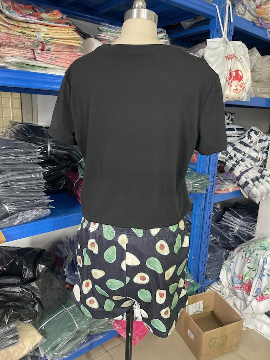Set Pijamale pentru Femei Czarna (black)