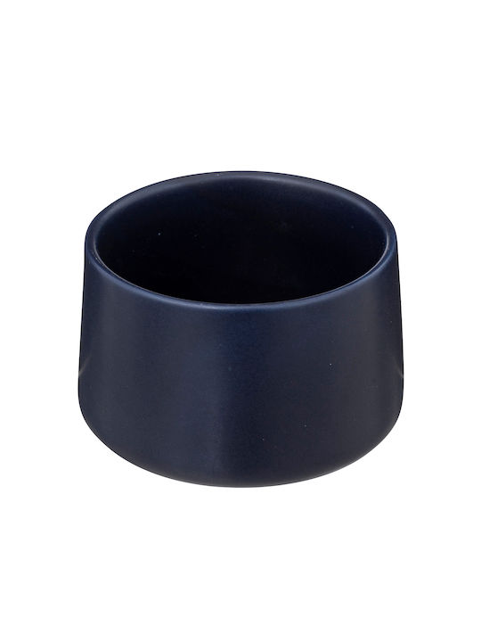 Secret de Gourmet Ceramic Dessert Divided Serving Plate with 3 Slots Black Ø6.5cmxY10.5cm 7x31x10.5cm 4pcs