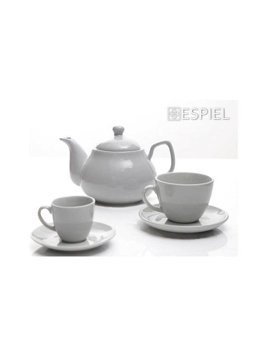 Espiel Essentials Φλιτζάνι Cappuccino Κεραμικό Light Grey 220ml