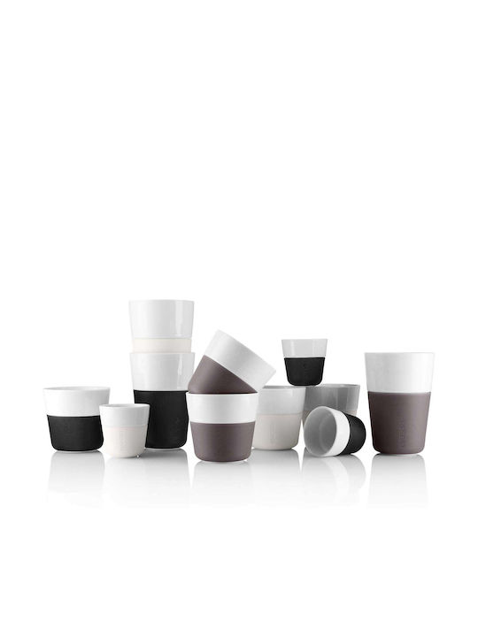 Eva Solo Σετ Φλιτζάνια Espresso από Πορσελάνη Γκρι 80ml 2τμχ