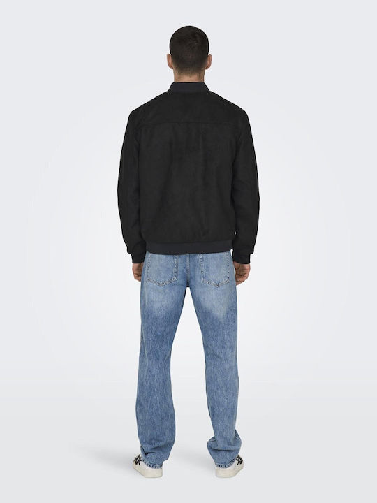 Winter Jacket Bomber Black