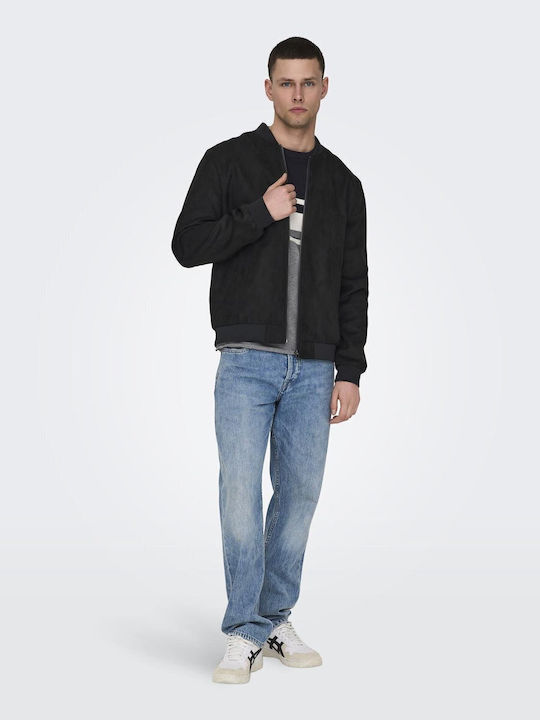 Winter Jacket Bomber Black