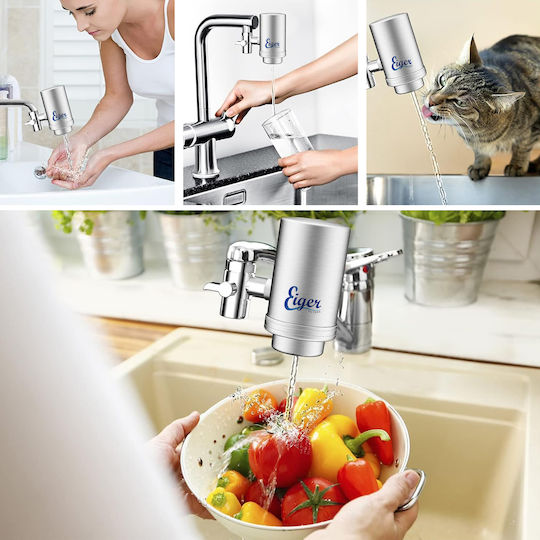 Eiger Faucet Water Filter Activated Carbon 0.5 μm