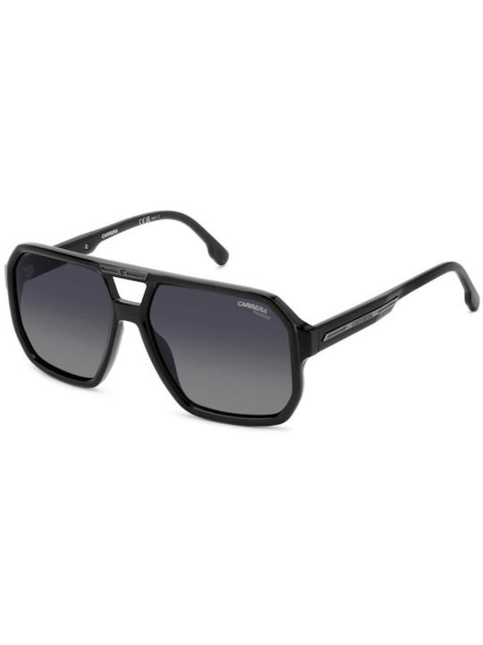 Carrera Men's Sunglasses with Black Plastic Frame and Gray Gradient Polarized Lens C-01-S-807WJ