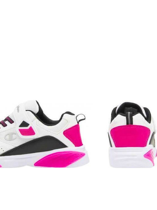 Wave G Ps Παιδικά Sneakers με Σκρατς & Φωτάκια Λευκά