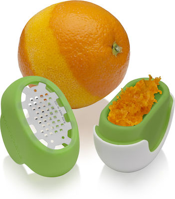 Microplane Inox Citrus Grater with Container