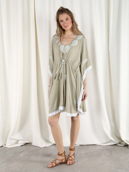 Achilleas Accessories Women's Mini Caftan Beachwear Gray