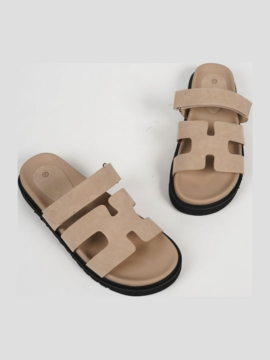 Γυναικεία Σανδάλια Flatforms Καφέ