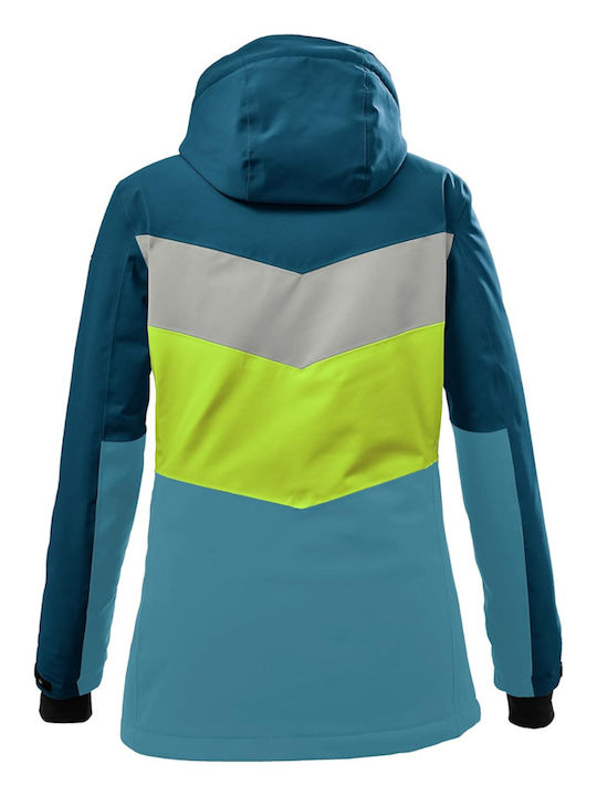 Killtec Frauen Jacke aus für Ski & Snowboard Blau