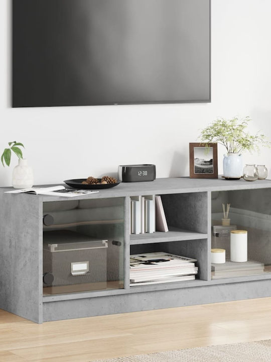 vidaXL TV-Ständer Grau M102xP37xH42cm