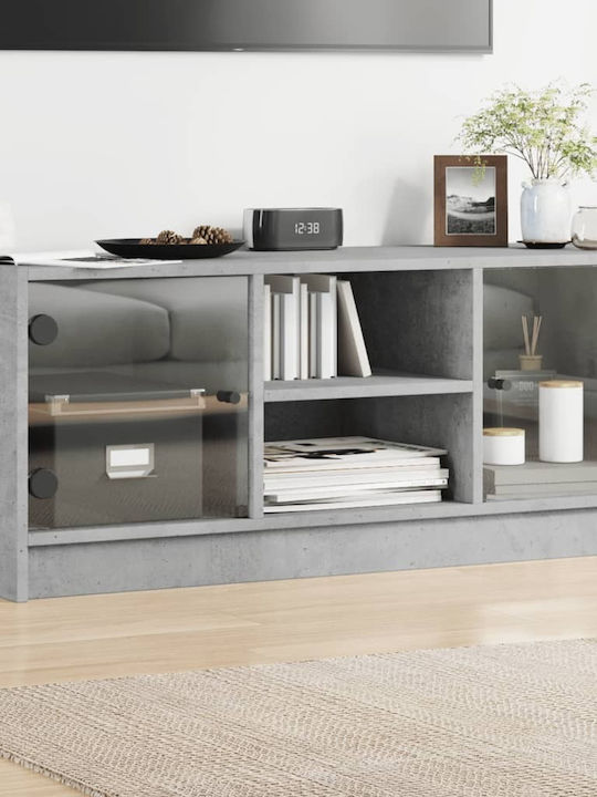 vidaXL TV-Ständer Grau M102xP37xH42cm