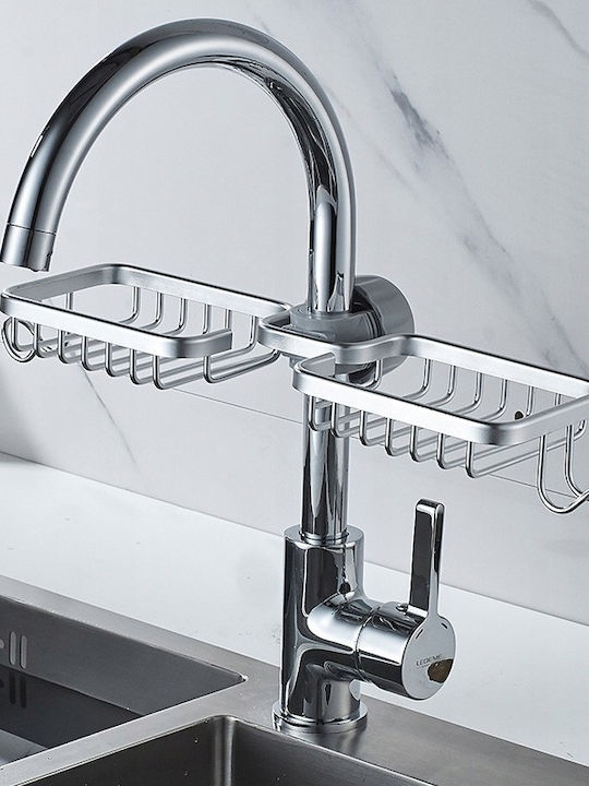 Itimport Inox Küchenspülen-Organisatoren Schwamm-Halter Grau