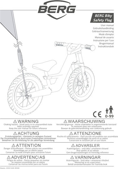 Berg Toys Sicherheitsflagge Fahrradzubehör
