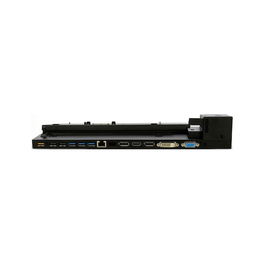 Lenovo ThinkPad Ultra Dock Stație de andocare cu HDMI/DisplayPort 4K PD Ethernet și conexiune 2 monitoare Negru