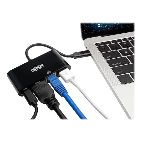 Eaton USB-C Docking Station with HDMI 4K PD Ethernet Black (U444-06N-H4GUBC)