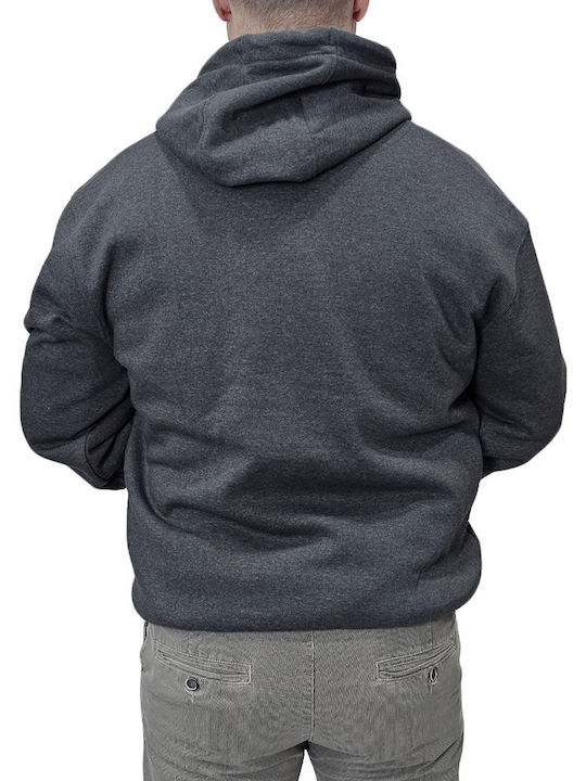 Sweatshirt with Hood Anthracite (Charcol)
