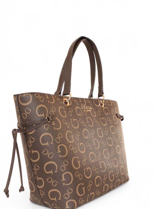 Guess Women's Bag Shopper Shoulder Brown