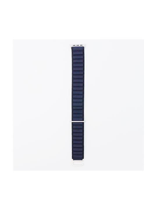 Curea Tesatura Albastru marin (Apple Watch 44/45/46mm/Ultra 49mm)