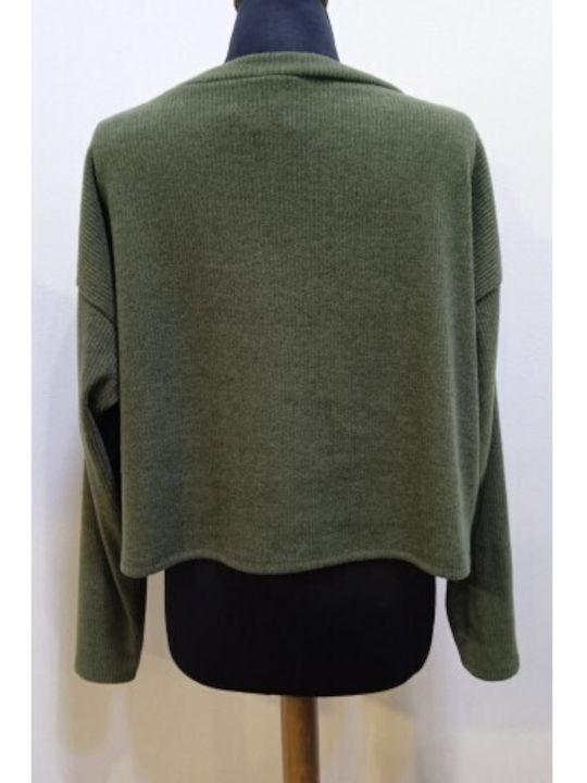 New Collection Women's Blouse Long Sleeve Green