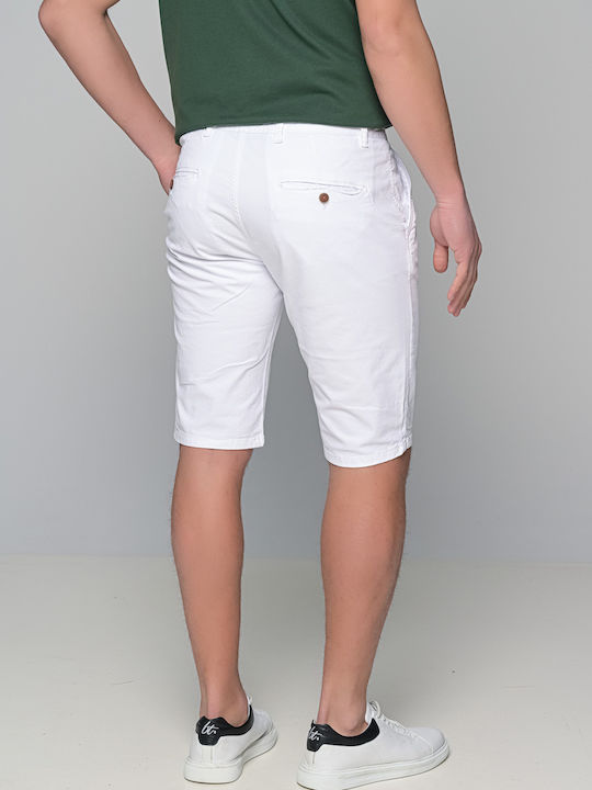 Ben Tailor Herrenshorts Chino Weiß