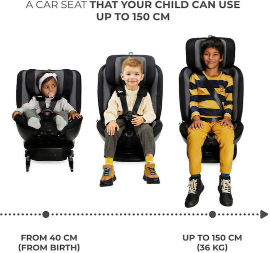 Kinderkraft Xpedition 2 Scaun Auto pentru Copii i-Size cu Isofix Albastru 0-36 kg